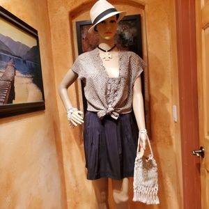 "Free Hug" skirt, Rue 21 top, JONES NEW YORK top